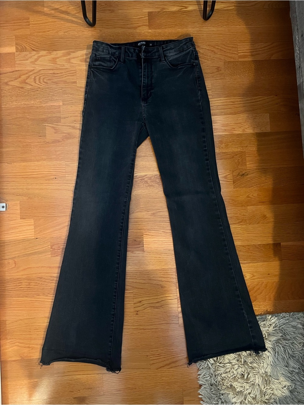 Just Black Women's Black Flare Jeans